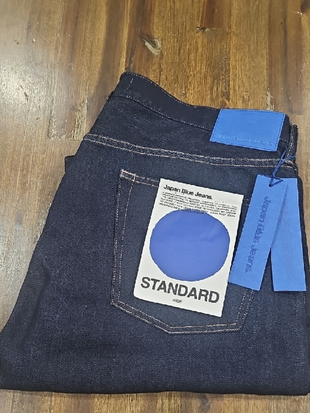 Japan Blue Jeans Standard Wide in Dark Indigo - Picture 8 of 14